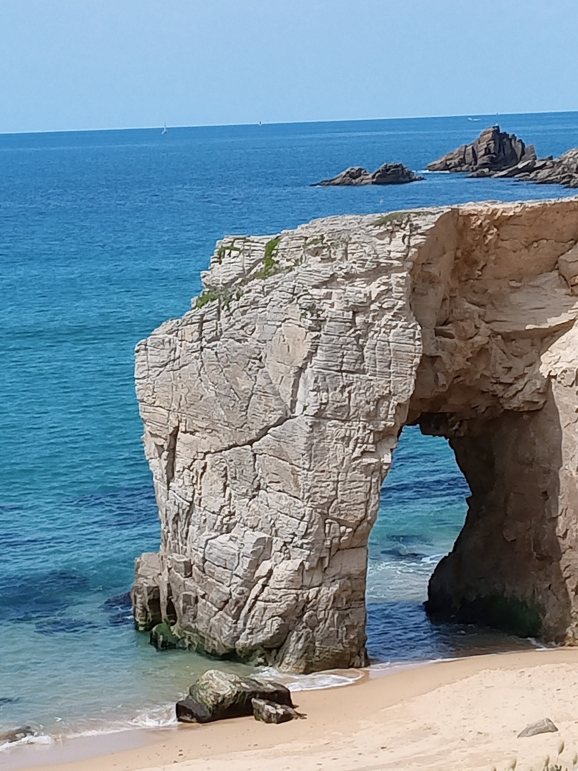 Belle ile 025 arche port blanc